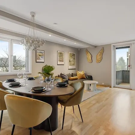 Dinbnb Homes L High-end L 15 Min From Center L Rooftop Terrace أوسلو